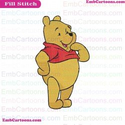 Bear Winnie The Pooh Embroidery Design 5