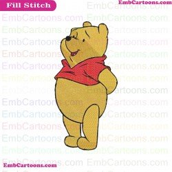 Bear Winnie The Pooh Embroidery Design 6
