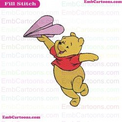 Bear Winnie The Pooh Embroidery Design 7