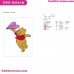 Bear Winnie The Pooh Embroidery Design 7