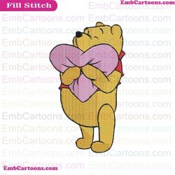 Bear Winnie The Pooh Embroidery Design 8