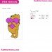 Bear Winnie The Pooh Embroidery Design 8