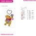 Bear Winnie The Pooh Embroidery Design 9