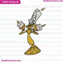 Beauty And Beast Embroidery Design 3