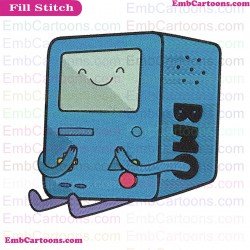 Beemo 2 Adventure Time Embroidery Design