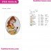 Belle And Flower Beauty And The Beast Christmas Embroidery Design