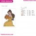 Belle Halloween Embroidery Design