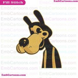 Bendy And The Ink Machine Boris The Wolf Embroidery Design