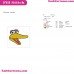 Big Bird Face 2 Sesame Street Embroidery Design