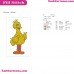 Big Bird Sesame Street Embroidery Design