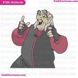 Black Cauldron Dallben Embroidery Design