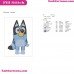 Bluey Bluey Friends Embroidery Design