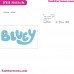 Bluey Logo Embroidery Design