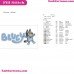 Bluey Trademark Logo Embroidery Design