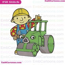 Bob And Roley Bob The Builder Embroidery Design