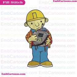 Bob Bob The Builder Embroidery Design