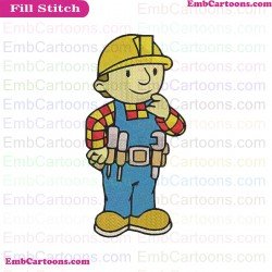Bob The Builder Embroidery Design 2
