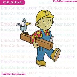Bob The Builder Embroidery Design 5