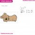Boo-Boo Sleeping Yogi Bear Embroidery Design