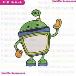 Bot Team Umizoomi Embroidery Design