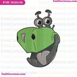 Botasaur Rusty Rivets Embroidery Design
