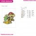 Bowser Super Mario Bros Embroidery Design