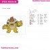 Bowser Super Mario Bros Embroidery Design 2