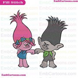 Branch_Poppy 2 Trolls Embroidery Design