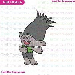 Branch Sing Trolls Embroidery Design