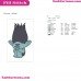 Branch Sits Trolls Embroidery Design