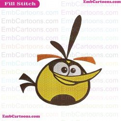Bubbles Face 2 Angry Birds Embroidery Design