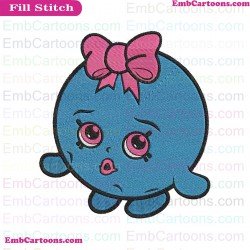Bubbles Shopkins Embroidery Design