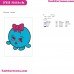 Bubbles Shopkins Embroidery Design