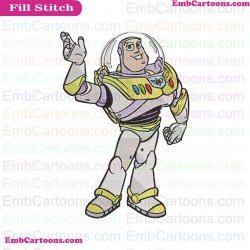 Buzz Lightyear Toy Story Embroidery Design