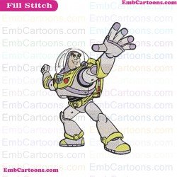 Buzz Lightyear Toy Story Embroidery Design 2