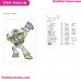Buzz Lightyear Toy Story Embroidery Design 2