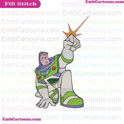 Buzz Lightyear Toy Story Embroidery Design 3