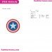 Captain America Logo Embroidery Design