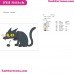 Cat The Simpsons Embroidery Design