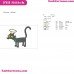 Cat The Simpsons Snowball Embroidery Design 3