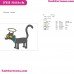 Cat The Simpsons Snowball Embroidery Design 3