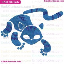 Catboy Sign PJ Masks Embroidery Design