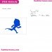 Catboy Silhouettes Blue PJ Masks Embroidery Design