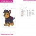Chase Paw Patrol Embroidery Design