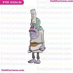 Chef Trolls Embroidery Design