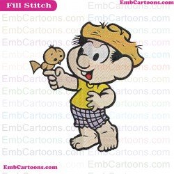 Chico Bento Embroidery Design