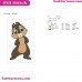 Chip And Dale Embroidery Design