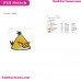 Chuck Face 2 Angry Birds Embroidery Design