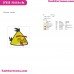 Chuck Face Smiley Angry Birds Embroidery Design