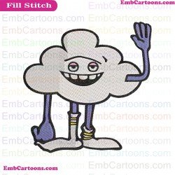 Cloud Guy 2 Trolls Embroidery Design